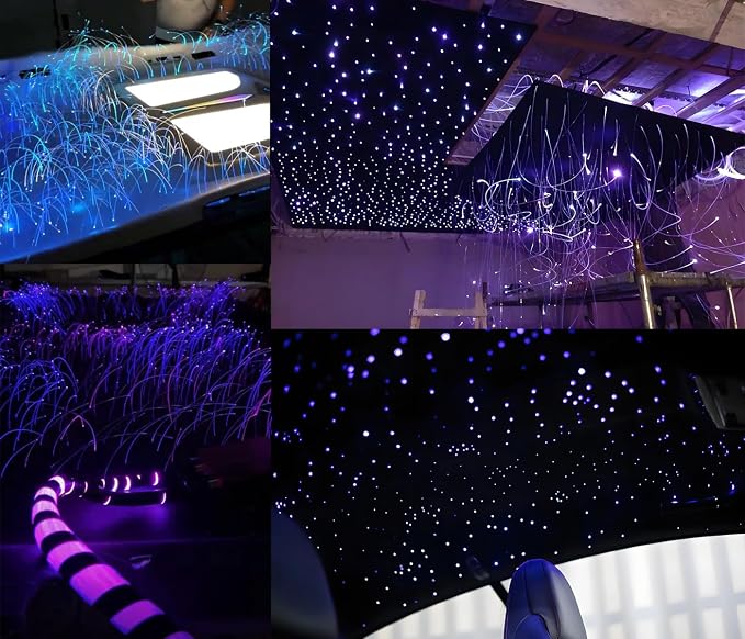AKEPO End Glow Fiber Optic Light Cable 450pcs*9.8ft/3m*Ф0.03in/0.75mm, PMMA - Image 8