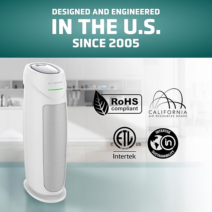 GermGuardian HEPA Indoor Large Room Air Purifier - Image 4