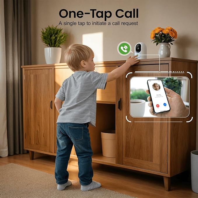 INFIYA 2K Indoor Camera-360° Pan/Tilt Baby/Elderly/Pet Camera - Image 4