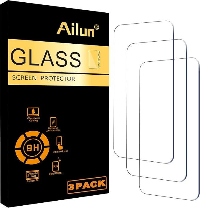 Ailun Screen Protector for iPhone 16 Plus/iPhone 15 Plus/iPhone 15 Pro Max by Ailun