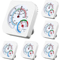 Kathfly 6 Pcs Indoor Thermometer and Humidity Gauge Indoor Mini Thermometer by Kathfly