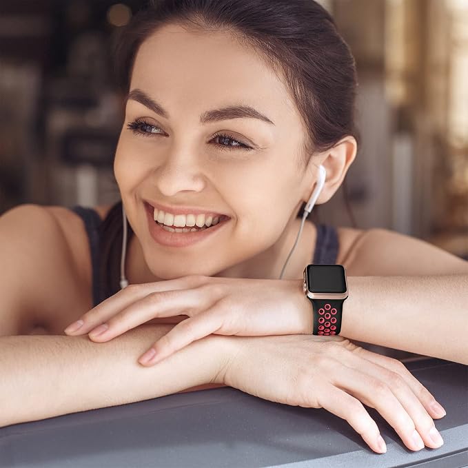 Lerobo Sport Band Compatible for Apple Watch Band Series 9 8 7 41mm 40mm 38mm - Image 3