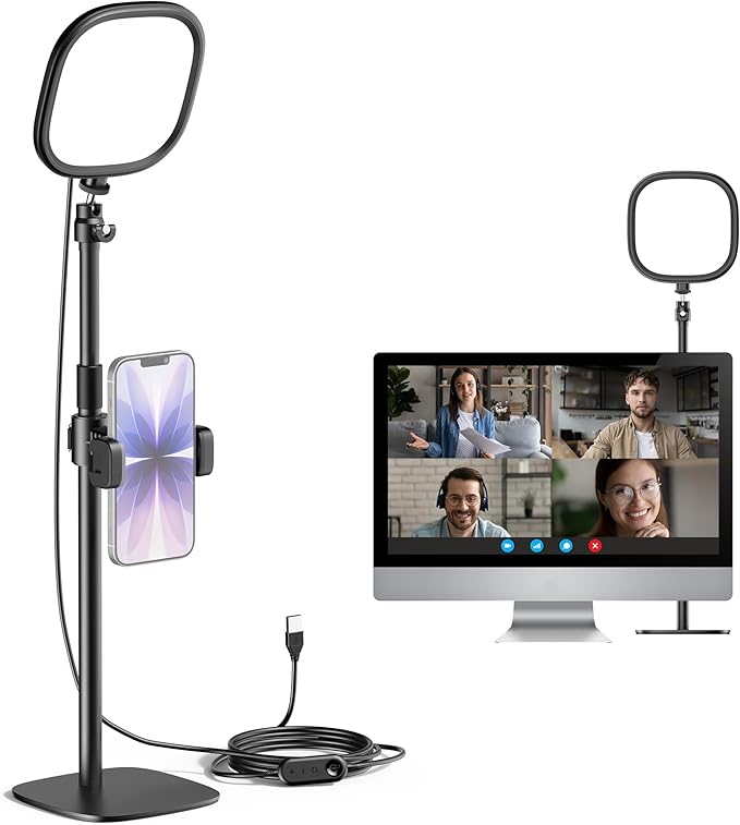 InnoGear Zoom Lighting for Computer, 50 Light Modes Video Conference Lighting by InnoGear