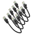 Short Ethernet Cable 0.5FT 5-Pack, Cat6 Patch Cable 6 inch Cord 10Gbps by ApoJodly