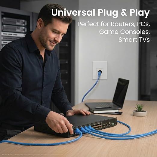 GEARit Cat 6 Patch Cables 1 ft Blue - Image 8