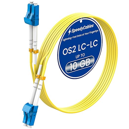 SpeedyCables- LC to LC Single Mode Fiber Patch Cable 3m/10ft, Options 0.2m~200m by SpeedyCables