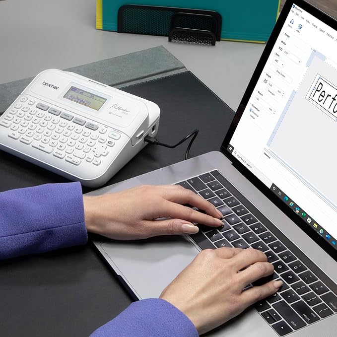 Brother P-Touch PT-D410 Home/Office Advanced Label Maker | Connect via USB to - Image 4
