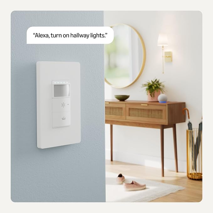 Amazon Basics Smart Motion Sensor Dimmer Switch, Works - Image 5