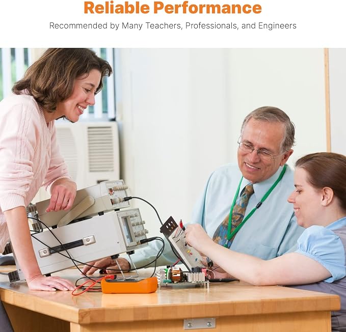 Digital Multimeter Tester by ULTRICS, Data Hold and Test Leads - Image 7