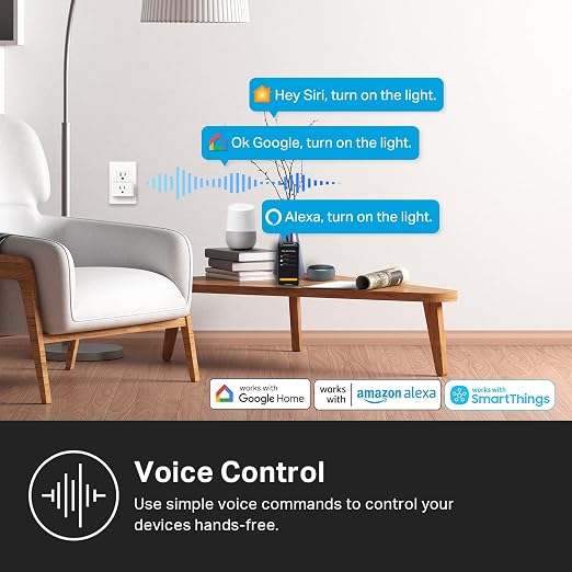 Kasa Matter Smart Plug w/ Energy Monitoring, Compact Design, 15A/1800W Max - Image 6