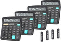 Calculators for Desk, BESTWYA 12-Digit Dual Power Handheld Desktop Calculator by BESTWYA