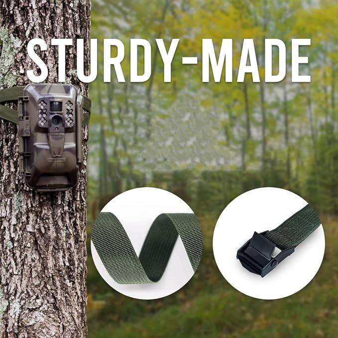 2 Pack Heavy Duty Trail Camera Straps 440LBS, Upgraded Lockable Tie Down Straps - Image 3