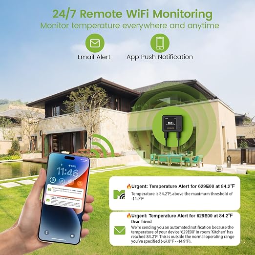 MOCREO WiFi Refrigerator Thermometer - Image 2