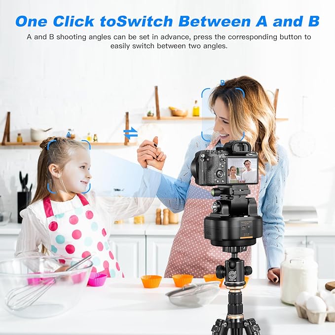 Soonpho M6 Auto Face Tracking Motorized Rotating Panoramic Tripod Head - Image 4