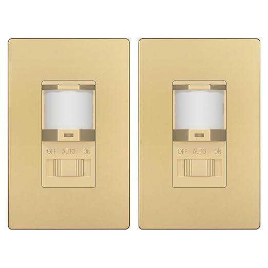 TOPGREENER Occupancy/Vacancy PIR Motion Sensor Light Switch, Learning Function by TOPGREENER
