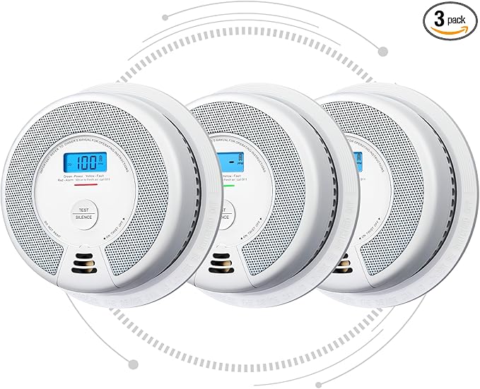 X-Sense Interconnected Smoke and Carbon Monoxide Detector 10-Year Battery by X-Sense