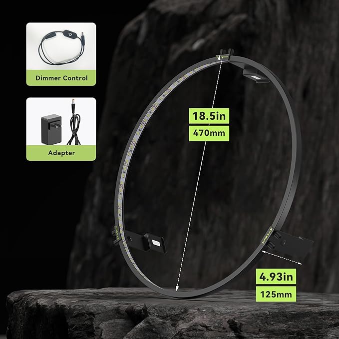 STASUN 360° Dartboard Ring Light, Dimmable Magnetic LED Dart Board Lighting - Image 3