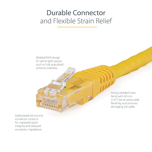 StarTech 3ft CAT6 Ethernet Cable - Image 3
