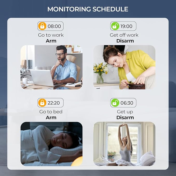 PGST Wireless Alarm System for Home Security, DIY WiFi Alarm Siren Systems - Image 7