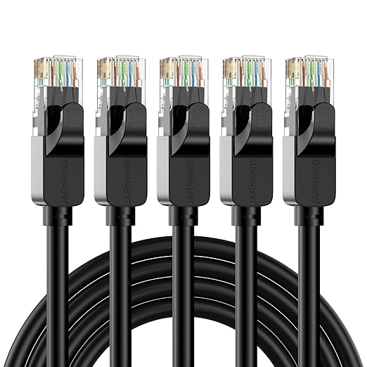 Cat 6 Ethernet Cable 15 ft, Indoor/Outdoor High Speed 10Gbps Internet Cable by Unknown