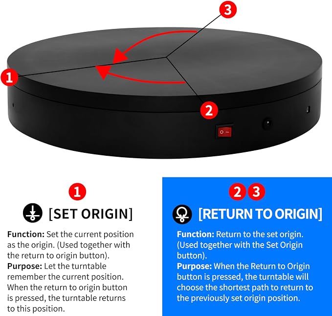 Programmable Motorized Electric Turntable Rotating Display Stand Rotating - Image 5