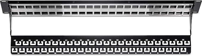 TRENDnet 48-Port Blank Keystone Shielded 2U HD Patch Panel, 2U 19” Metal - Image 6