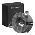 Molltto 100FT Starlink Gen 3 Cable, Starlink Mini Ethernet Cable | Outdoor Cat6 by Unknown