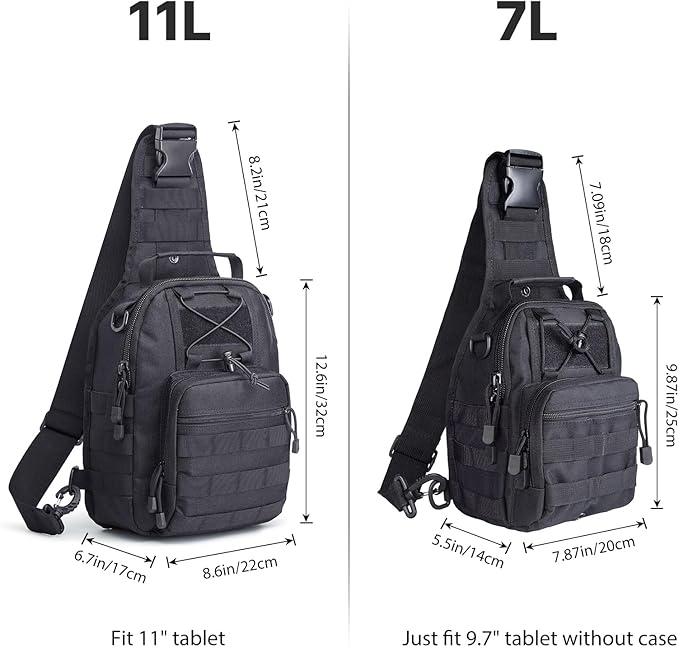 G4Free Outdoor Tactical Sling Bag Backpack, Military Sport Bag Pack Shoulder - Image 2