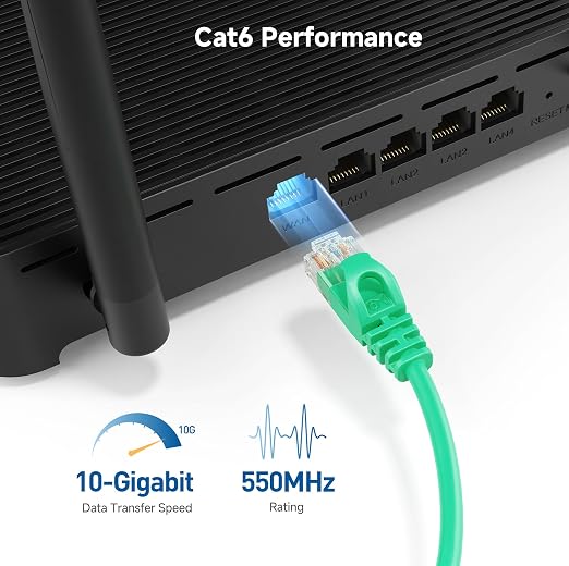 Cable Matters 10Gbps Snagless Cat 6 Ethernet Cable - 35ft - Image 3