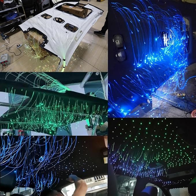 AKEPO PMMA END Glow Fiber Optic 50pcs 13.1ft/4m Ф0.03in Fiber Strands - Image 6