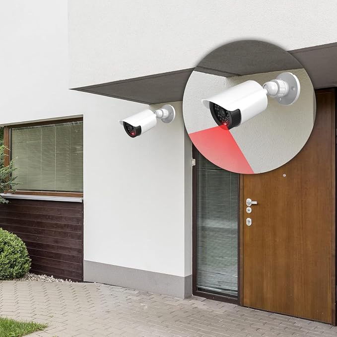 WALI Fake Security Camera with Flashing Red Light, Dummy Cameras - Image 4