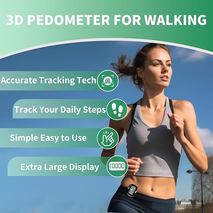 Pedometer Walking Simple 3D Step Counter - Image 2