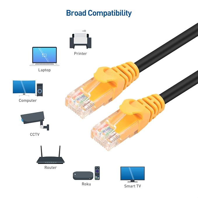 Cable Matters 10Gbps Pure Copper 24 AWG Cat 6A Ethernet Cable - 50ft - Image 7