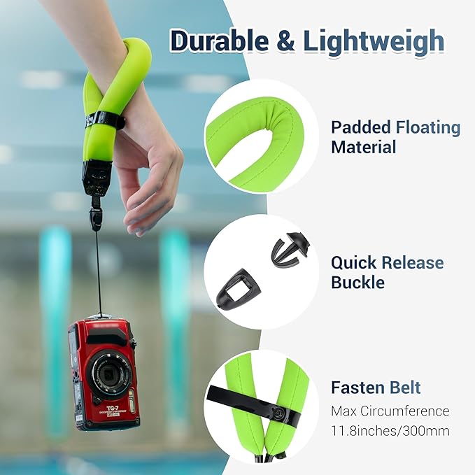JJC Waterproof Camera Float Strap Phone Float Strap - Image 3