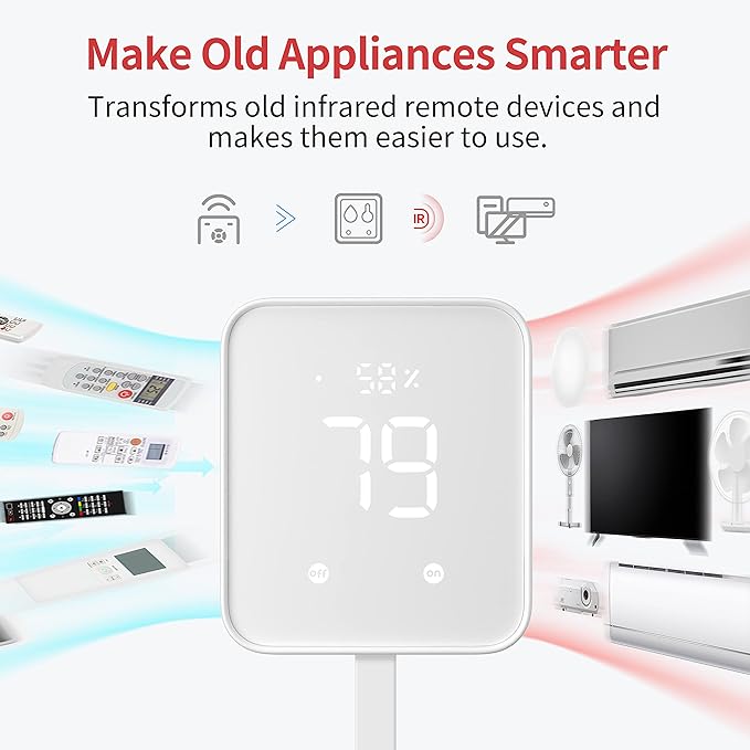 SwitchBot Hub 2, Work as a WiFi Thermometer Hygrometer, IR Remote Control - Image 4