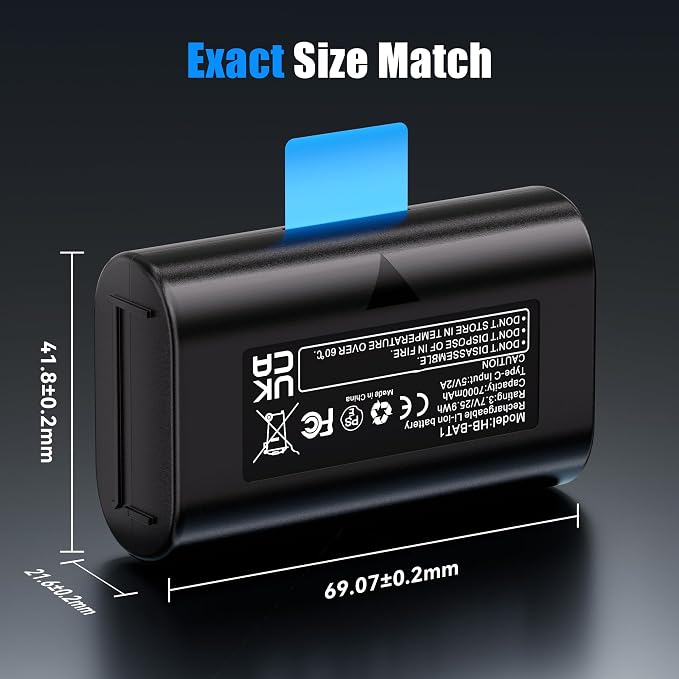 Fulpower 2-Pack Rechargeable Battery Compatible - Image 8