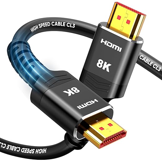 Highwings HDMI Cables 25FT Long, 8K Ultra High Speed HDMI 2.1 Cable 8K@60 by Highwings