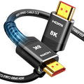 Highwings 10K 8K HDMI Cable 8FT, 4K@120Hz 144Hz HDMI 2.1 Cord Ultra High Speed by Highwings