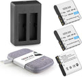 NP-40 Battery Pack, 3 x 1500mAh Rechargeable Batteries by GEEKAM