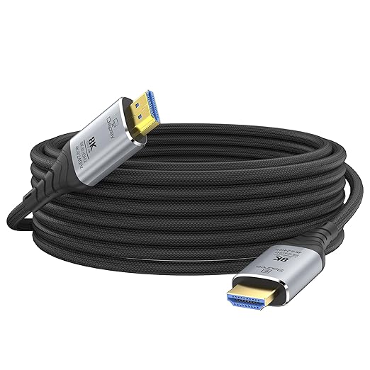 Fiber Optic HDMI Cable 130FT, 8K Long HDMI 2.1 Cable, 48Gbps Ultra High Speed by DGHUMEN