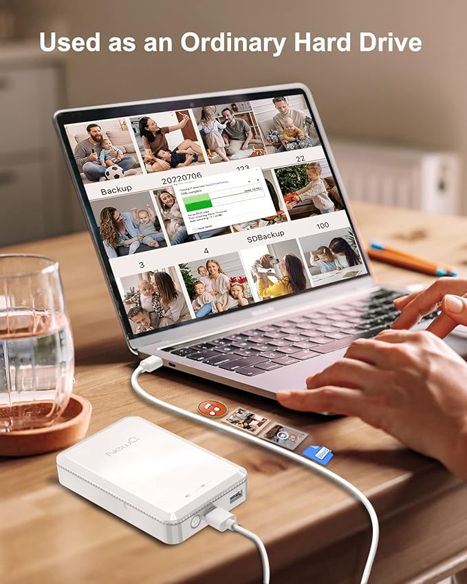 NEWQ Hard Drive for Phone Computer: 2 TB Photo Stick Portable Storage Device - Image 3