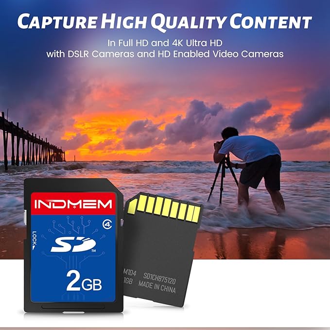 SD Card 2GB, 6 Packs Class 4 2GB Flash Memory Card MLC Standard Secure Digital - Image 5