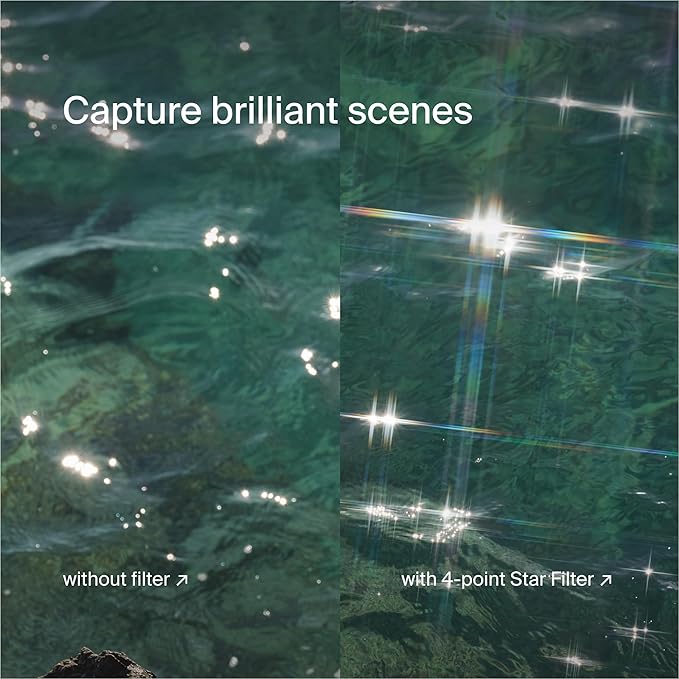 Urth 67mm 3-in-1 Star Lens Filter Kit — 4, 8 Point Starburst Effects - Image 5