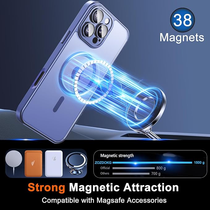 for iPhone 16 Pro Case with Privacy Screen Protector and Camera Protection - Image 3