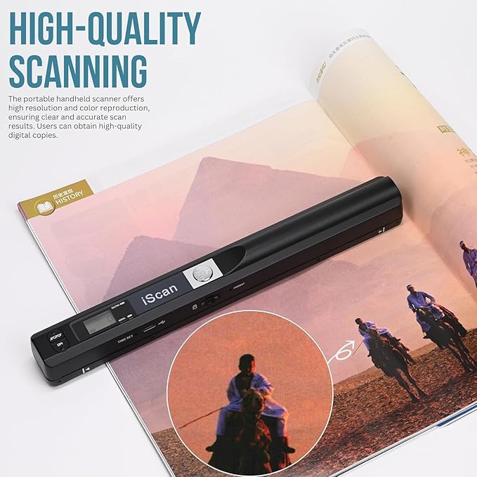 A4 Document Scanner, Portable Card Photo Scanner - Image 5