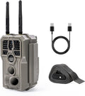 GardePro E8 2.0 WiFi Bluetooth Trail Camera, 4K Video & 64MP Photo, Dual by GardePro