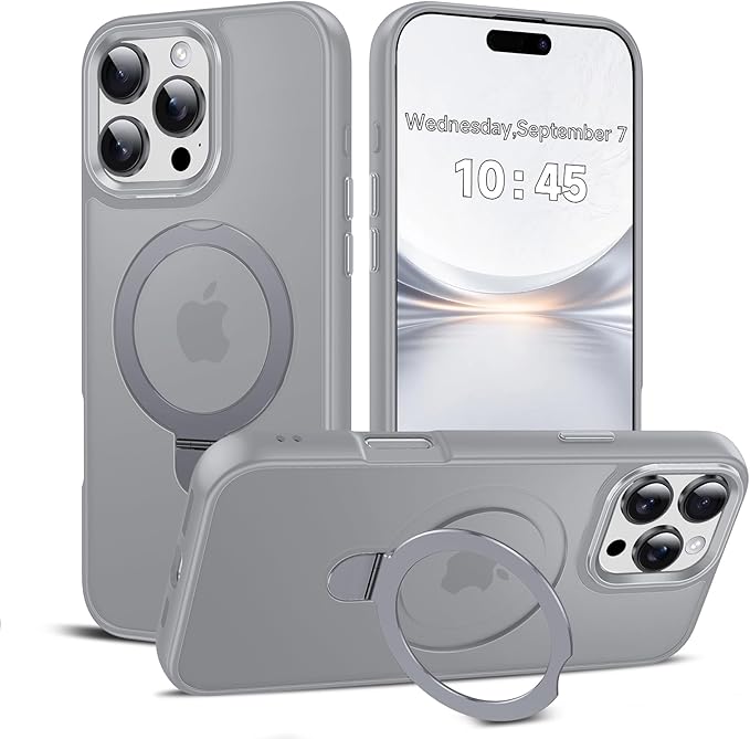 LeYi for 16-Pro Max Case: with Stand for MagSafe iPhone i Phone 16pro promax by LeYi