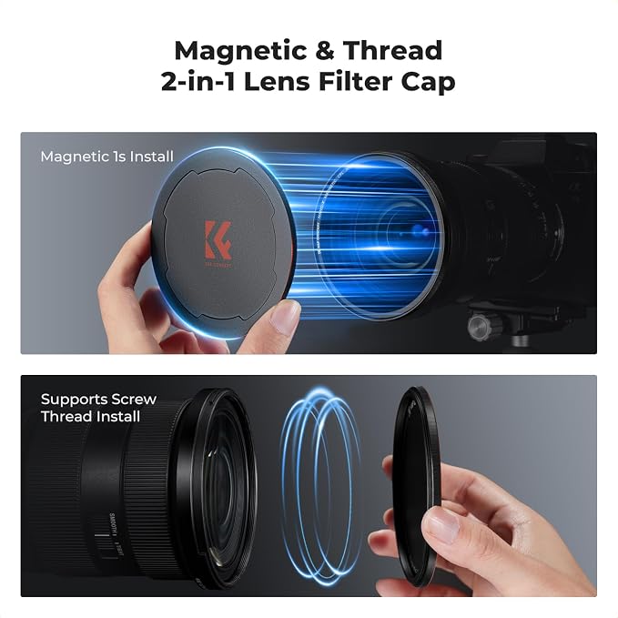K&F CONCEPT Magnetic 52mm Circular Polarizers Filter - Image 6