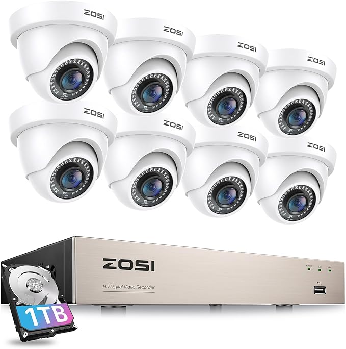 ZOSI 3K Lite 8CH Security Camera System by ZOSI
