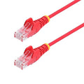 StarTech.com 6ft Red Slim CAT6 Ethernet Cable, Snagless RJ45, 28AWG Pure Bare by StarTech
